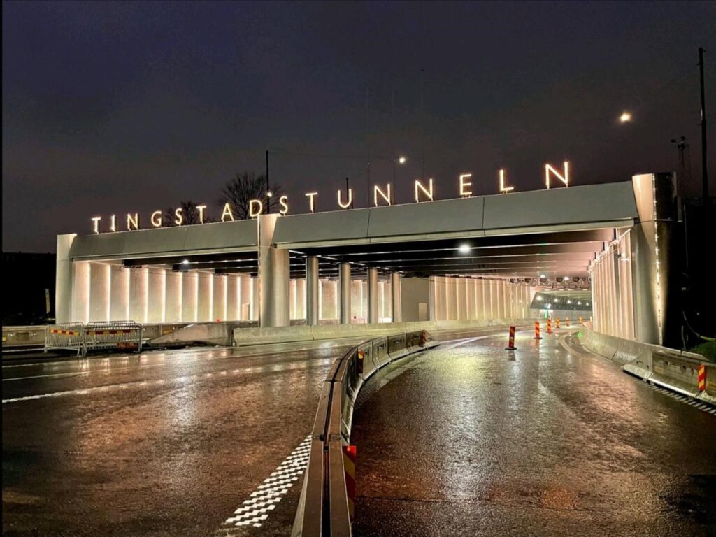 Apertura del túnel de Tingstad